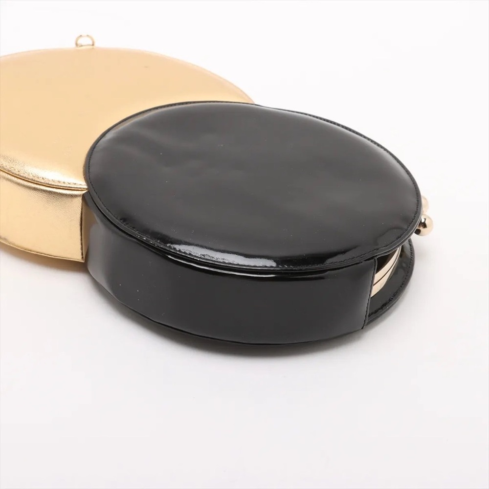 Chanel gold and black circle clutch - Picture 7 of 9